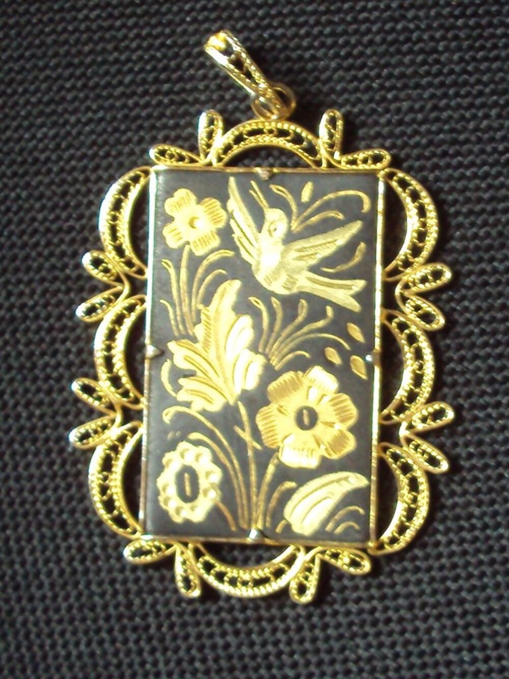 Pendentif Vintage Style/Inspiration Toledo